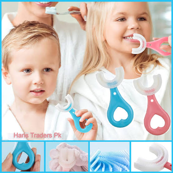 Baby Toothbrush Children's Teeth Cleaning U-Shaped Brush