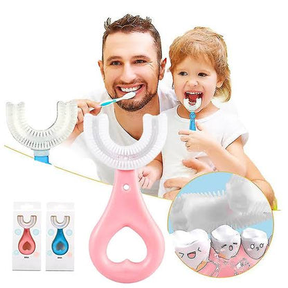 Baby Toothbrush Children's Teeth Cleaning U-Shaped Brush