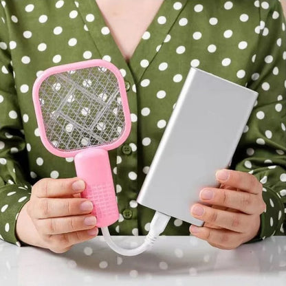 Electric Mini USB Mosquito Killer Racquet Lamp Insect Catcher