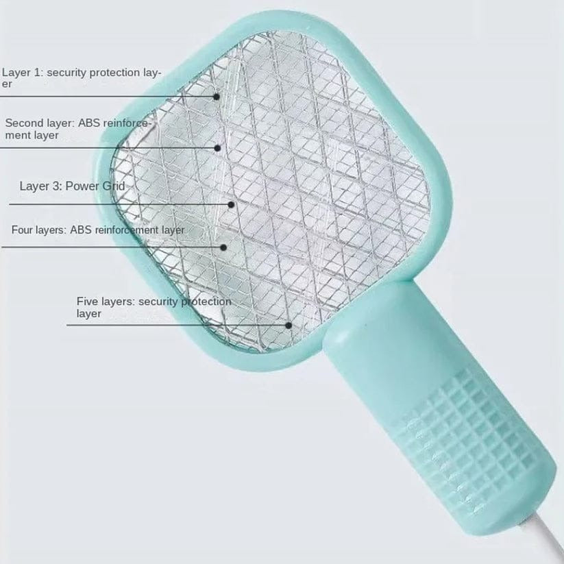 Electric Mini USB Mosquito Killer Racquet Lamp Insect Catcher