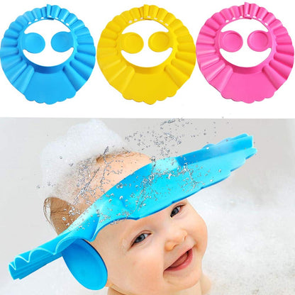Baby Shower Cap With Stopper Silicon Soft Safe Material