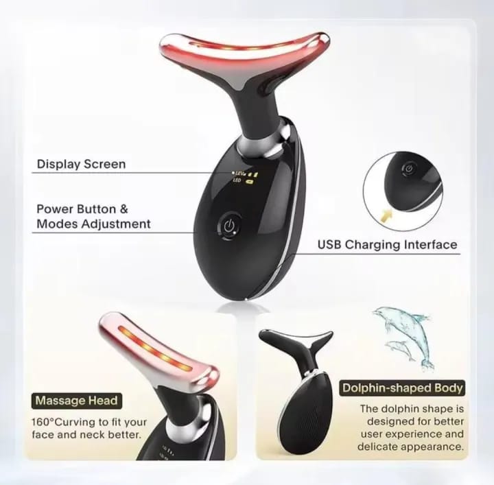 Neck Lifting And Tightening Massager EMS Microcurrent Device