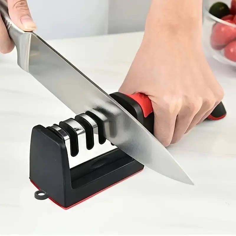 3 Stage Kitchen Knife Sharpener Manual Sharpening Tool