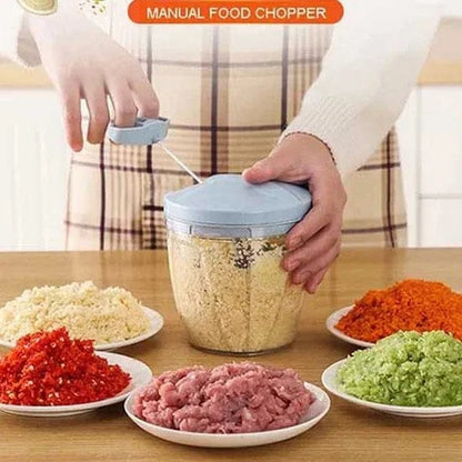 Eotia Hand Cutter Manual Vegetable And Food Chopper (900ML)