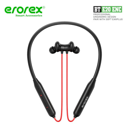 BT-E20 ENC Wireless Bluetooth 5.3 Neckband Music Call Player