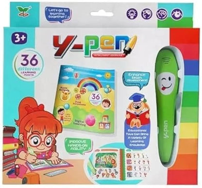Kids Preschool Learning Book Smart Talking Pen 36 Pages