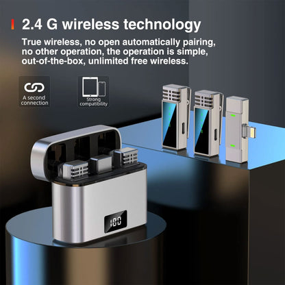 Jmary MW-15 2.4G Wireless Microphone Mobile Lightning Noise Reduction
