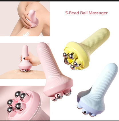 360 Roller Manual Hand Massager Full Body Pain Relief (Random Color)