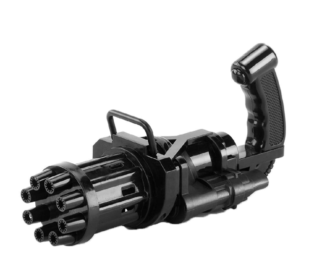 Electric Gatling Bubble Gun 8-Hole Automatic Bubble Blaster